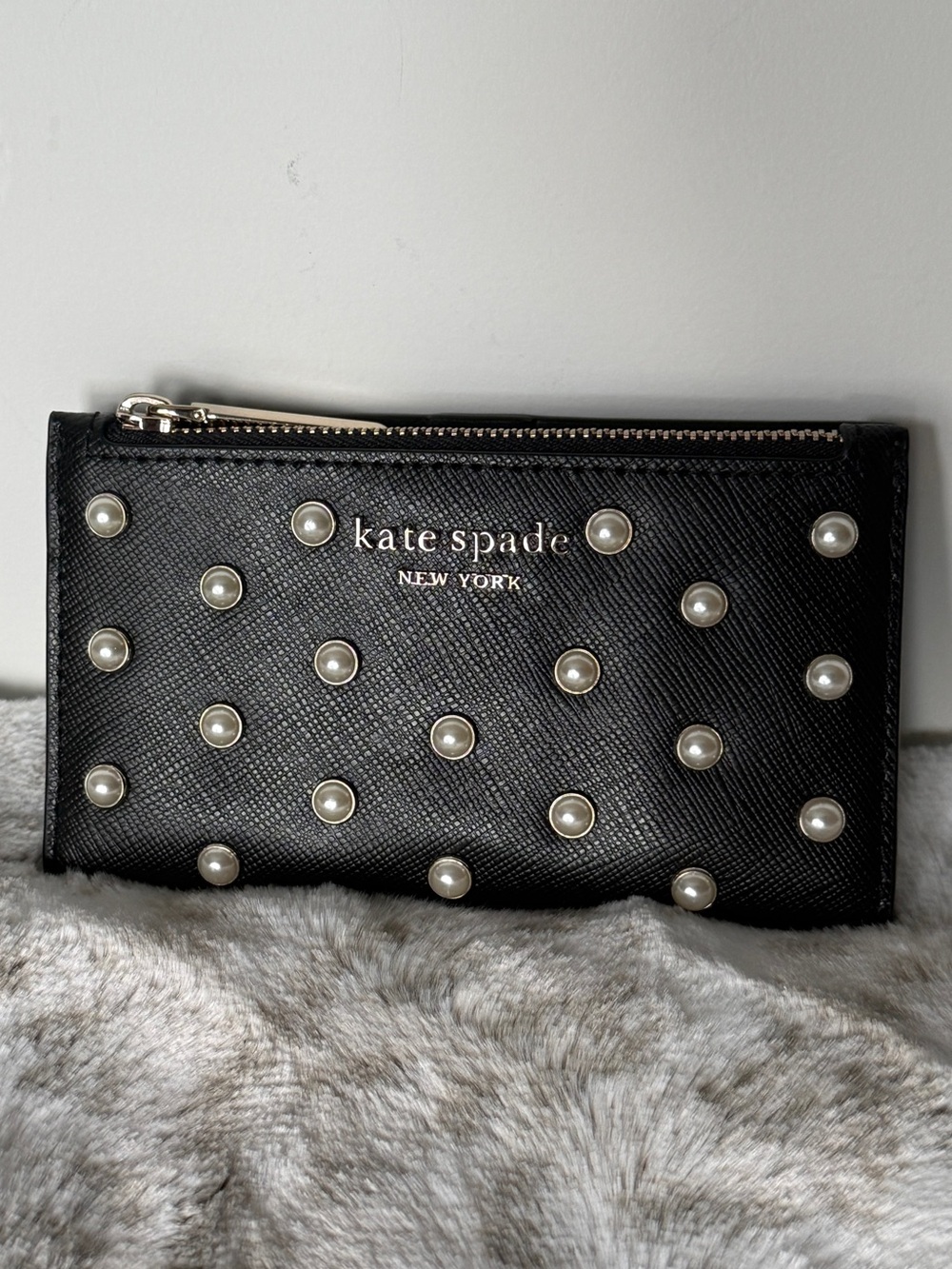 Kate Spade Pearl Small Slim Bifold Wallet